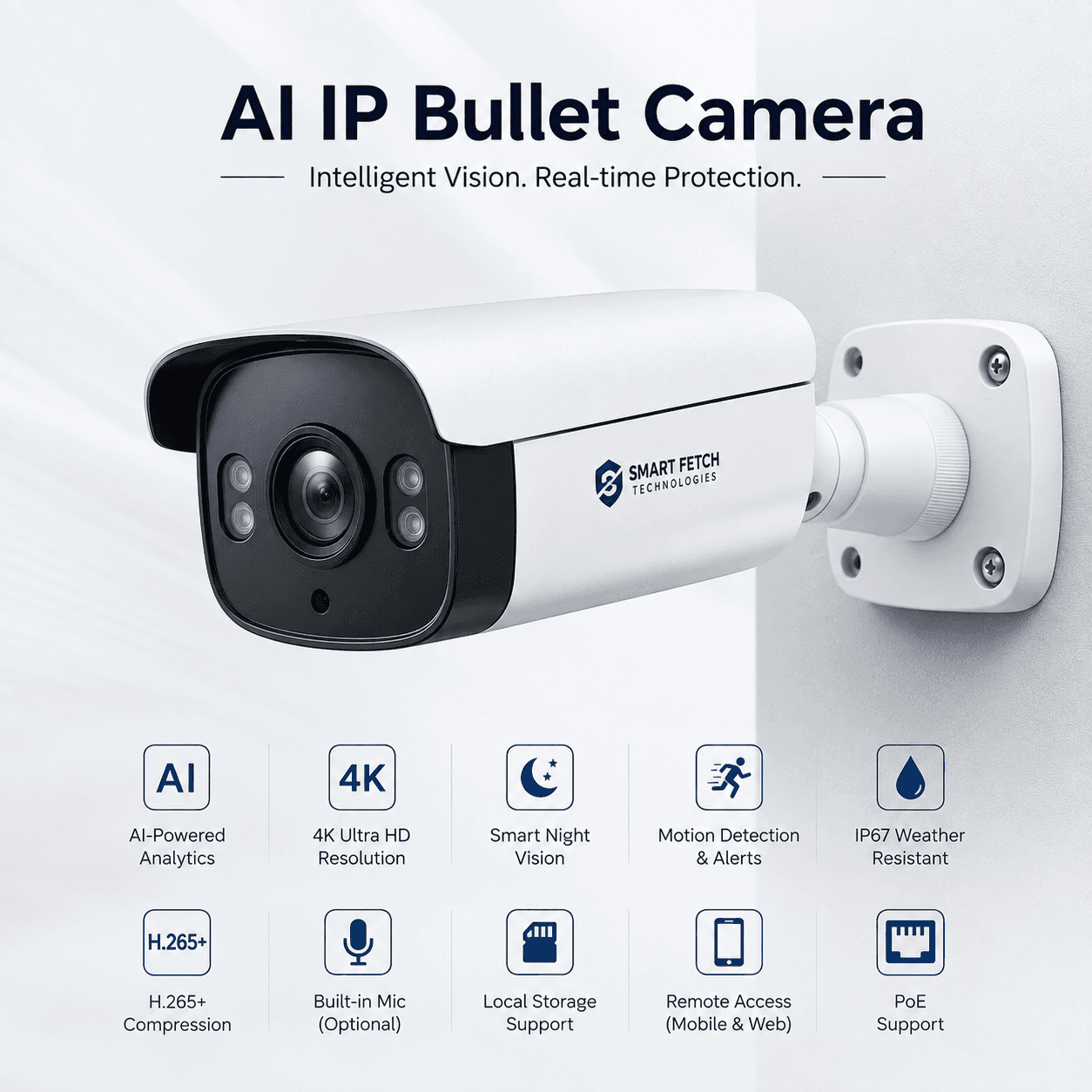 AI IP Bullet Camera